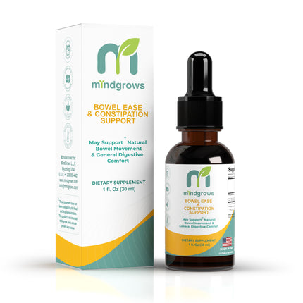 MindGrows® Bowel Ease™ and Constipation Liquid Digestive Support for Kids