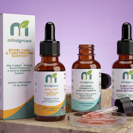 MindGrows® Bowel Ease™ and Constipation Liquid Digestive Support for Kids