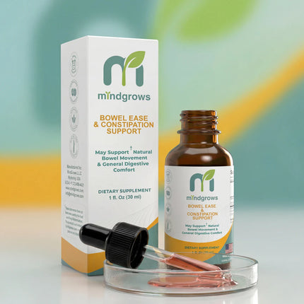 MindGrows® Bowel Ease™ and Constipation Liquid Digestive Support for Kids