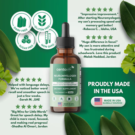 Centovita®: Neuromyelogen™ NEUROPLASTICITY AND BRAIN'S WHITE MATTER HEALTH SUPPORT